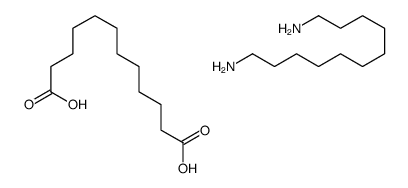dodecanedioic acid,undecane-1,11-diamine Structure