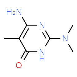 4(1H)-Pyrimidinone,6-amino-2-(dimethylamino)-5-methyl-(9CI) structure