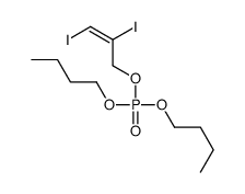 dibutyl [(Z)-2,3-diiodoprop-2-enyl] phosphate Structure