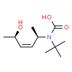 Carbamic acid, [(1R,4R)-4-hydroxy-1-methyl-2-pentenyl]-, 1,1-dimethylethyl Structure