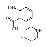 2-aminobenzoic acid,piperazine Structure