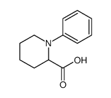 1-苯基哌啶-2-羧酸结构式