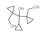 1,1-Cyclopropanedimethanol,a-cyclopropyl-a-[1-(hydroxymethyl)cyclopropyl]- Structure