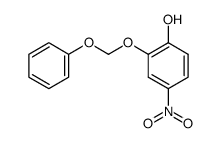 4-nitro-2-(phenoxymethoxy)phenol Structure