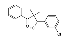 3-(3-chlorophenyl)-3-hydroxy-2,2-dimethyl-1-phenylpropan-1-one Structure