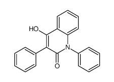 4-hydroxy-1,3-diphenylquinolin-2-one结构式