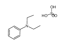 N,N-diethyl-N-phenylammonium hydrogen sulfate结构式