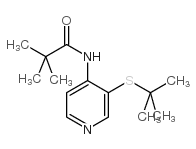 N-(3-tert-butylsulfanylpyridin-4-yl)-2,2-dimethylpropanamide Structure