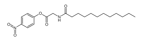 4-nitrophenyl dodecanoylglycinate Structure