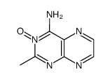 4-amino-2-methylpteridine-3-oxide Structure