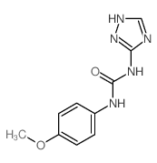 Urea,N-(4-methoxyphenyl)-N'-1H-1,2,4-triazol-5-yl- picture