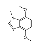 1H-Benzimidazole,4,7-dimethoxy-1-methyl-(9CI) structure