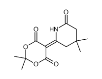 5-(4,4-dimethyl-6-oxopiperidin-2-ylidene)-2,2-dimethyl-1,3-dioxane-4,6-dione Structure