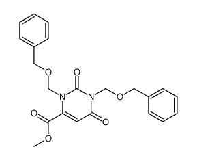 methyl N1,N3-dibenzyloxymethyl-orotate Structure