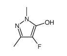 4-fluoro-1,3-dimethyl-1H-pyrazol-5-ol Structure