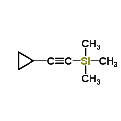 (Cyclopropylethynyl)(trimethyl)silane structure