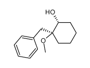 2-benzyl-trans-2-methoxy-r-1-cyclohexanol结构式