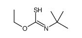 O-ethyl N-tert-butylcarbamothioate结构式