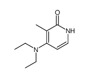 4-(diethylamino)-3-methyl-2-pyridinone结构式