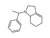 1-[(1S)-1-phenylethyl]-2,3,5,6,7,7a-hexahydroindole Structure