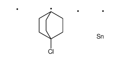 (1-chloro-4-bicyclo[2.2.2]octanyl)-trimethylstannane Structure
