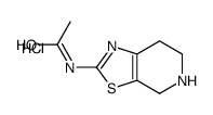 N-(4,5,6,7-tetrahydro-[1,3]thiazolo[5,4-c]pyridin-2-yl)acetamide,hydrochloride Structure