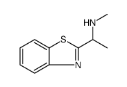 2-Benzothiazolemethanamine, N,α-dimethyl Structure