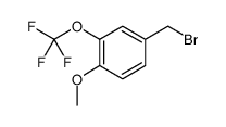 4-Methoxy-3-(trifluoromethoxy)benzyl bromide结构式
