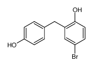 5-bromo-2,4'-dihydroxydiphenylmethane Structure
