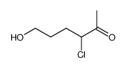 2-Hexanone,3-chloro-6-hydroxy- Structure