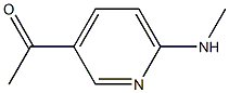 1-[6-(methylamino)-3-pyridinyl]ethanone Structure