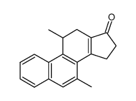 7,11-dimethyl-11,12,15,16-tetrahydrocyclopenta(a)phenanthren-17-one Structure