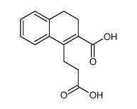 3-(2-carboxy-3,4-dihydro-[1]naphthyl)-propionic acid结构式