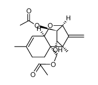 ((2S,3R,4S,5S,5aR,9aR)-3-acetoxy-4-hydroxy-5,8-dimethyl-10-methylene-2,3,4,5,7,9a-hexahydro-2,5-methanobenzo[b]oxepin-5a(6H)-yl)methyl acetate Structure