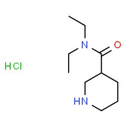 N,N-diethylpiperidine-3-carboxamide hydrochloride结构式