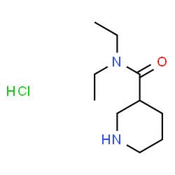 N,N-diethylpiperidine-3-carboxamide hydrochloride Structure