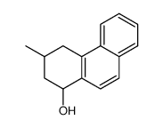 1-Hydroxy-3-methyl-1.2.3.4-tetrahydro-phenanthren Structure