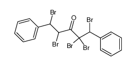 1,2,2,4,5-pentabromo-1,5-diphenyl-pentan-3-one结构式