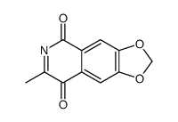 7-methyl-[1,3]dioxolo[4,5-g]isoquinoline-5,8-dione Structure