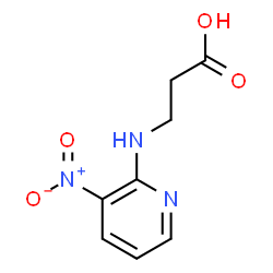 3-[(3-NITRO-2-PYRIDINYL)AMINO]PROPANOIC ACID Structure