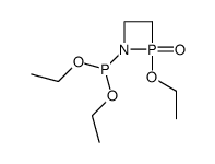 1-diethoxyphosphino-2-ethoxy-2-oxo-1,2-azaphosphetidine Structure