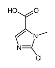 2-氯-3-甲基-3H-咪唑-4-羧酸结构式