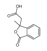 2-(1-methyl-3-oxo-2-benzofuran-1-yl)acetic acid Structure