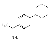 1-(4-哌啶-1-苯基)-乙胺结构式