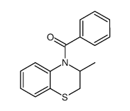 4-benzoyl-3-methyl-2,3-dihydro-1,4-benzothiazine结构式