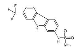 Sulfamide, [7-(trifluoromethyl)-9H-carbazol-2-yl]- (9CI) picture