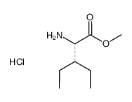 2-amino-3-ethylpentanoic acid methyl ester hydrochloride结构式