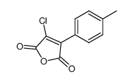 1-(4-Methylphenyl)-2-chlor-maleinsaeureanhydrid结构式