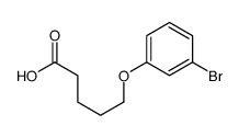 5-(3-bromophenoxy)pentanoic acid Structure