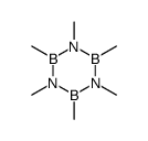 1,2,3,4,5,6-hexamethyl-1,3,5,2,4,6-triazatriborinane structure